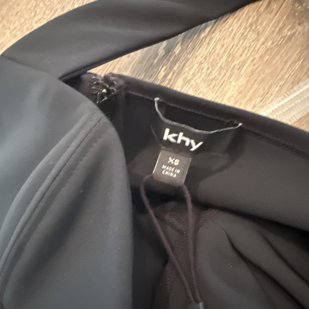 Khy x Dilara Findikoglu Fitted Halter Dress in Black XS KYLIE JENNER - Picture 11 of 13